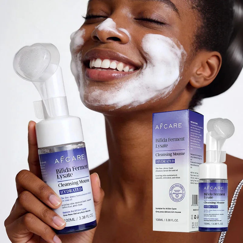 AFCARE Deep Clean Daily Cleanser Mousse Bifida Ferment Lysate Gentle Mouss For Sensitive Skin Refreshingly Soft Lightweight Foam