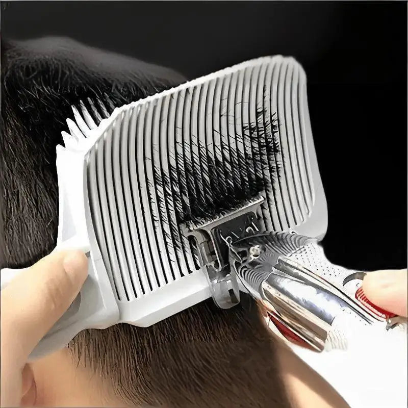 1Pcs Hair Cutting Combs Professional Barber Clipper Flat Top Hair Cutting Comb For Men Fading Comb Salon Styling Tool!~