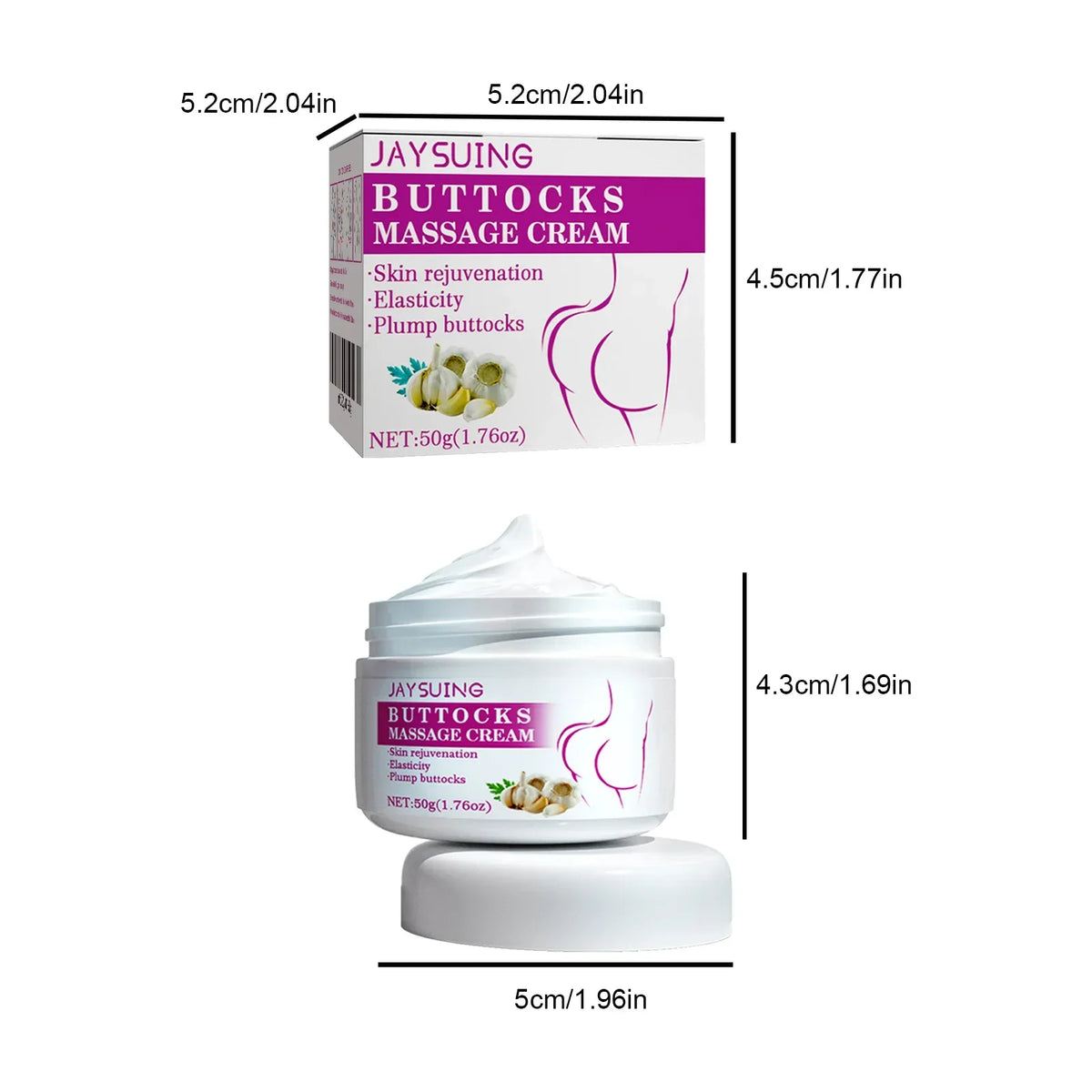 Buttock Care Cream - Firming, Lifting, and Shaping Buttocks for a Peach-like Curve
