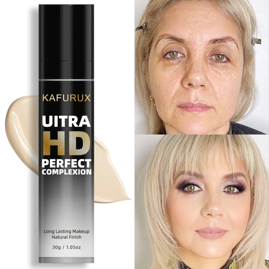 8-Color Face Foundation Cream Oil-Control Matte Concealer Waterproof Liquid Full Coverage Nude Base Professional Makeup Products