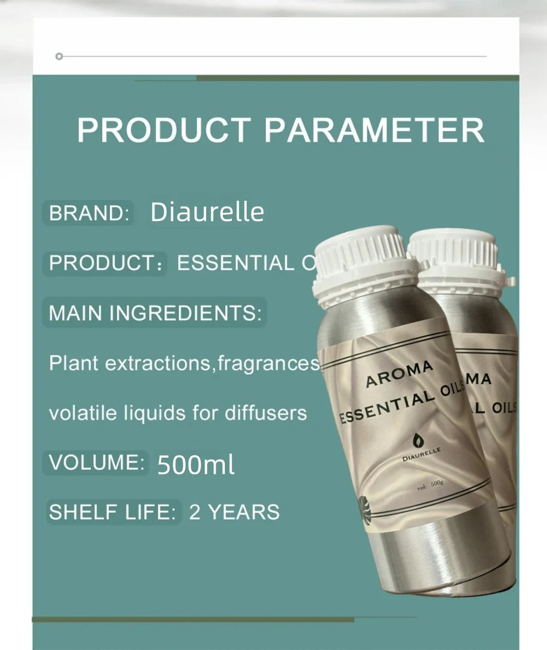500ML Perfume Fragrance Oil Essential Oil Electric Diffuser Room Home Aroma Diffuser Essential Oil Air Purifier Freshener