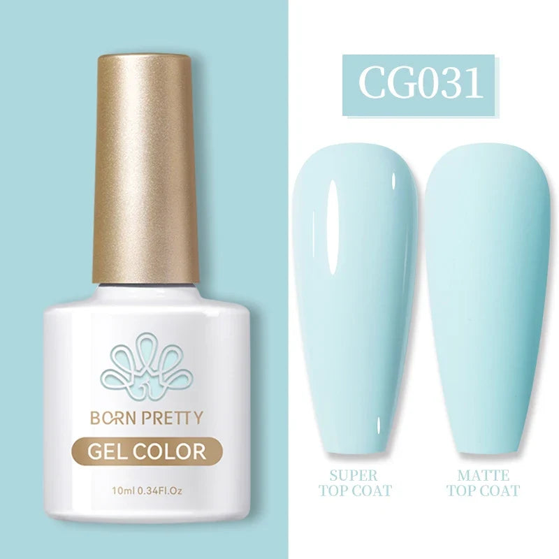 BORN PRETTY 10ml Clear Blooms Gel Polish UV LED Soak Off Nail Art Polish for Spreading Effect Marble Nail Polish Gel Painting