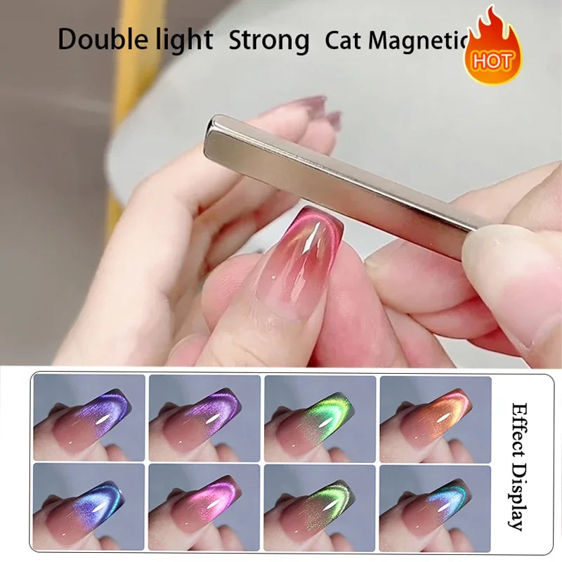 BORN PRETTY Gold Pink Cat Magnetic Gel Polish 10ml Water Light Spaking Glitter  Soak Off UV Semi Permanent Varnish Manicure