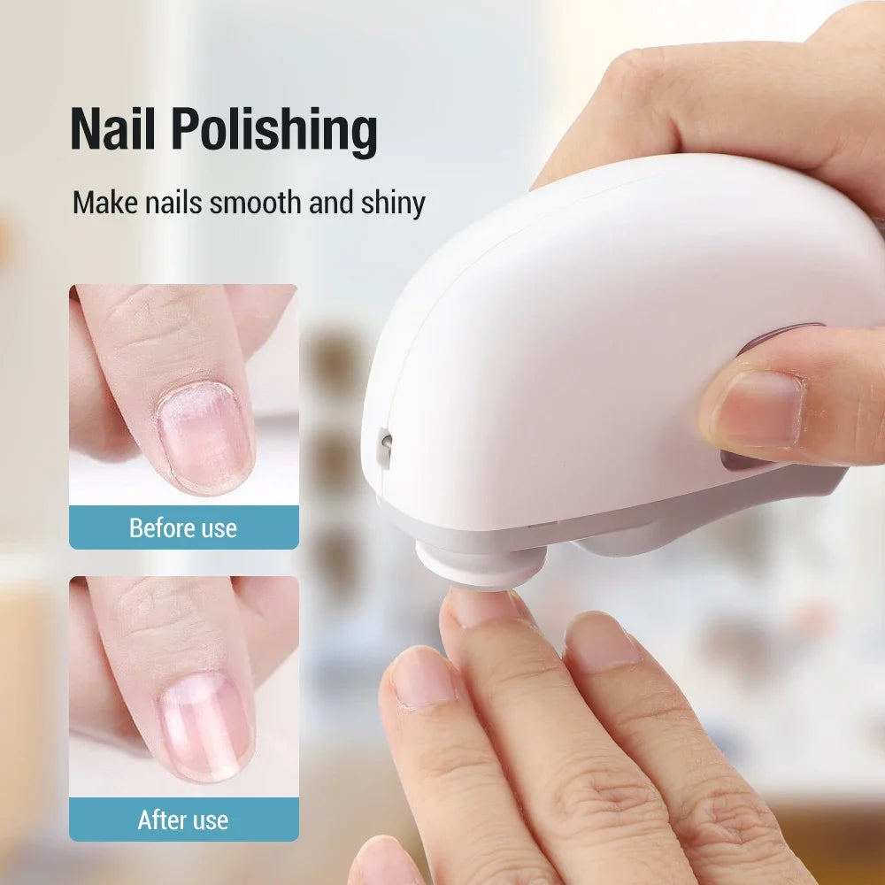 Electric Nail Clippers Automatic Trimmer Rechargeable for Adults Baby Safe Fingernail Toe Nail Cutter Portable Manicure Pedicure