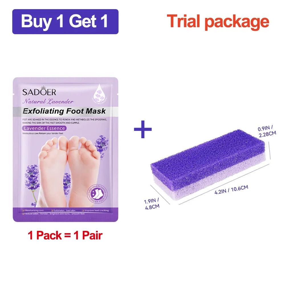 1-20Pair Exfoliating Feet Mask Exfoliating Foot Peel Mask Socks Pedicure Peeling Dead Skin Remover Feet Mask Peel Moisturizing