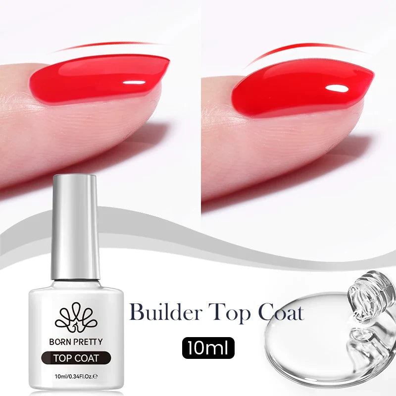 BORN PRETTY 10ml Clear Blooms Gel Polish UV LED Soak Off Nail Art Polish for Spreading Effect Marble Nail Polish Gel Painting