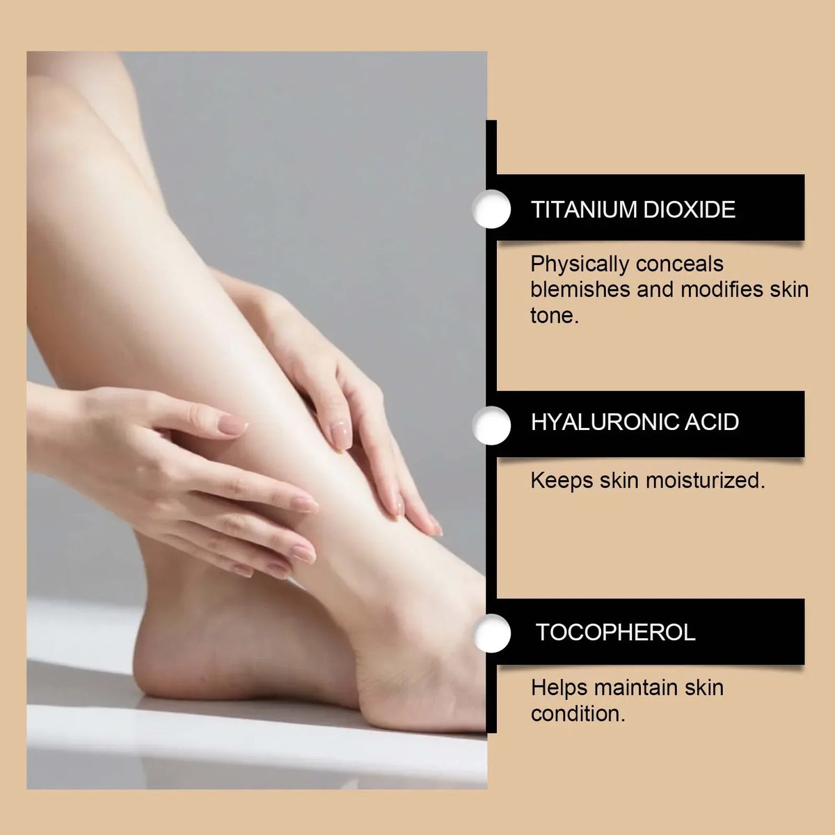 100g Leg Makeup Cream Even Skin Tone Body Foundation Waterproof Long Lasting Body Concealer Cream Natural Color Leg Makeup Fresh
