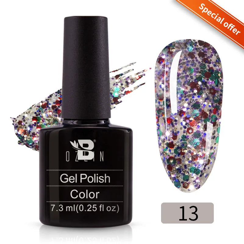 AWStorG 5ML Super Silver Metallic Gel Nail Polish Metal Effect Painting Gel Chromes Varnis Semi Permanent for Nail DIY