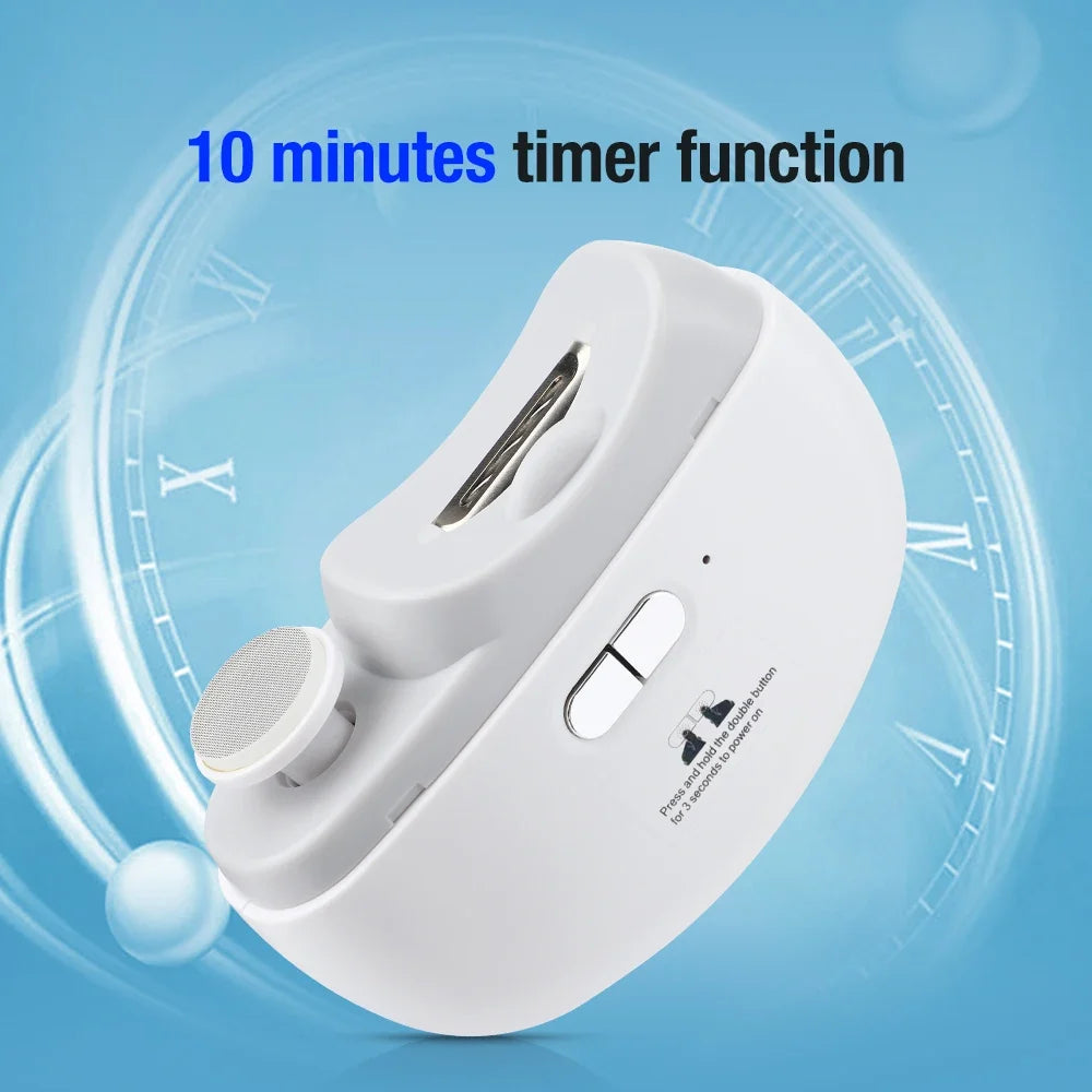 Electric Nail Clippers Automatic Trimmer Rechargeable for Adults Baby Safe Fingernail Toe Nail Cutter Portable Manicure Pedicure