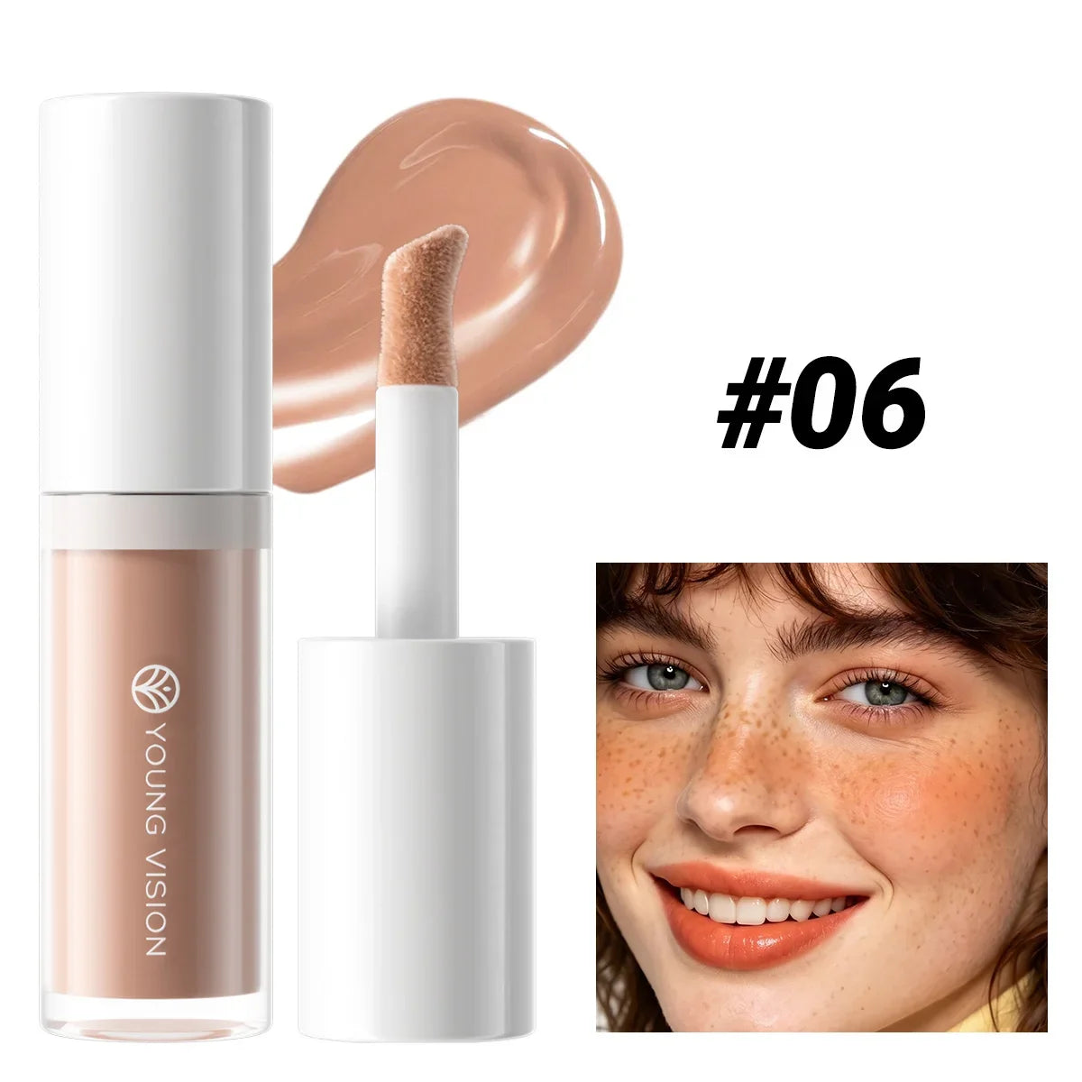 6Colors  Liquid Blush Long-Lasting Liquid Blush For High-Pigment Colour, Creates A Soft, Dewy Finish, Vegan & Cruelty-Free