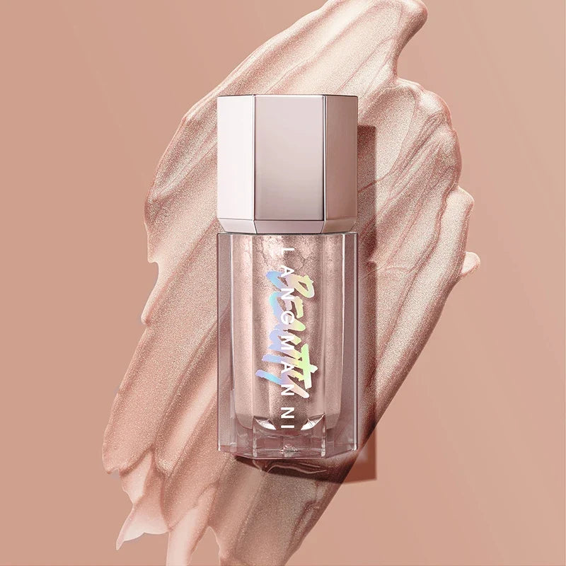 3 Colors Face Brightening Cream, Glitter Highly Saturated Liquid Highlighter, Bright Color Face Contour Makeup Highlighting