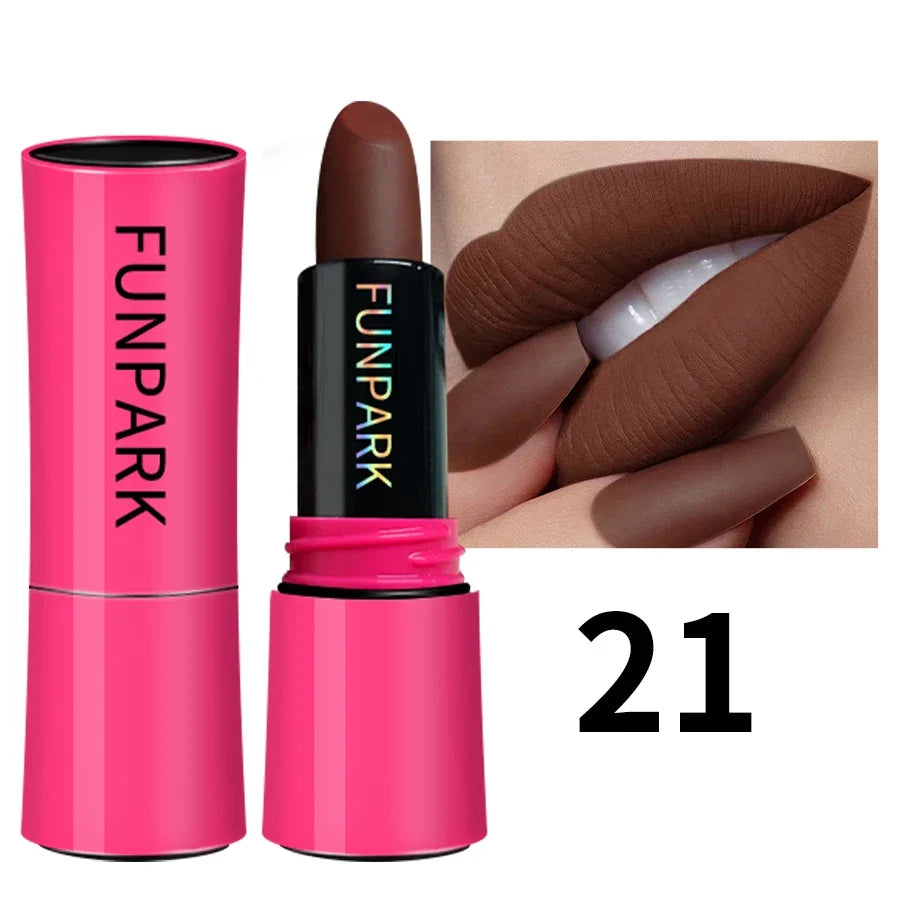 25 Colors Lipstick Non Stick Cup Matte Lip Gloss Waterproof Long Matte Sexy  Red Lip Cosmetics Korean Makeup For Women Gifts