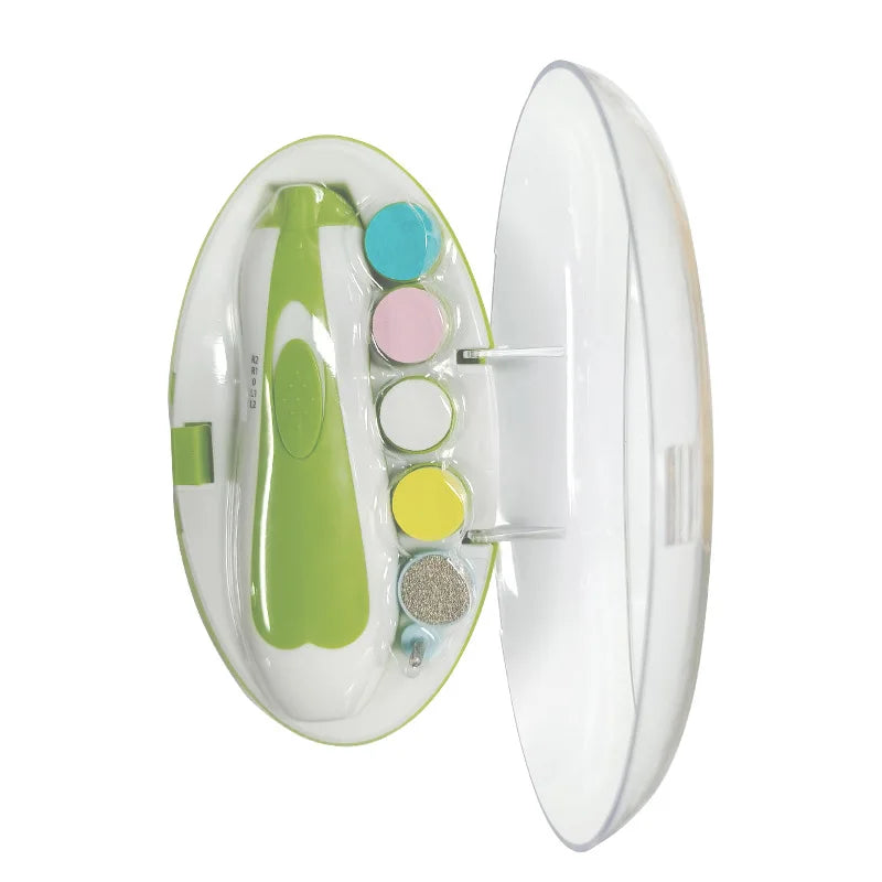 Electric Nail Polisher Baby Automatic Nail Clipper Multifunctional Portable Nail File Children's Nail Clipper Set Baby Care