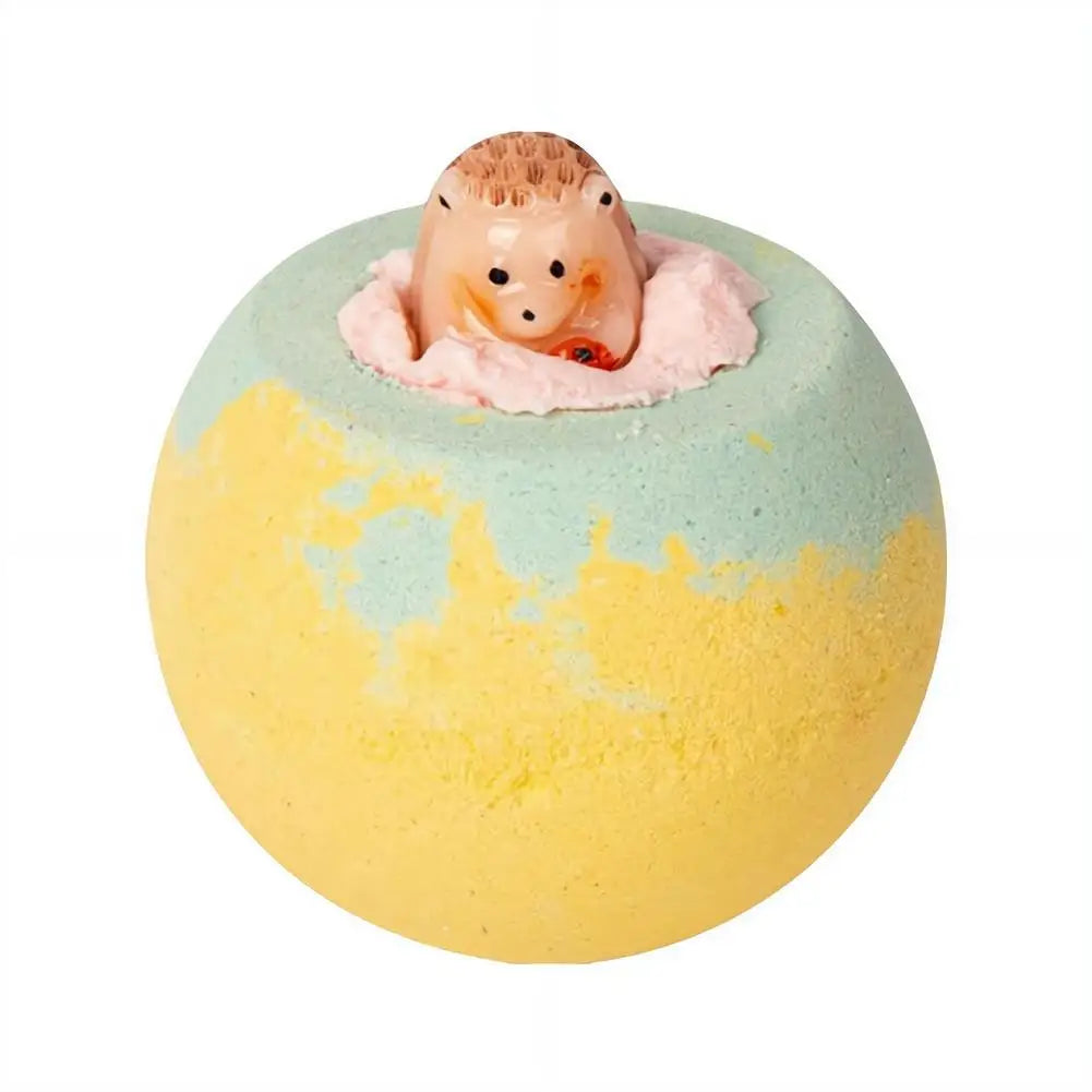 Kids Bath Bombs with Surprise Inside, Fizzy Spa Balls Gift Set with Animal Toys, Educational, Fun Relaxing Holiday Gift for Kids