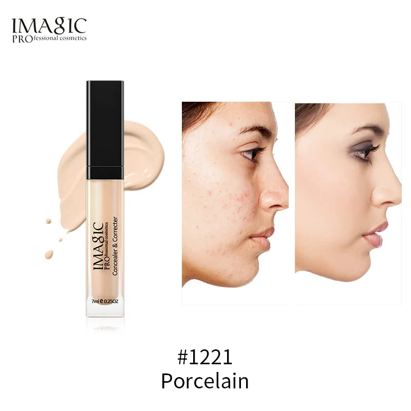 IMAGIC Eye Concealer & Base 6 Colors Full Coverage Suit for All Color Skin Face / Eye Makeup Liquid Concealer