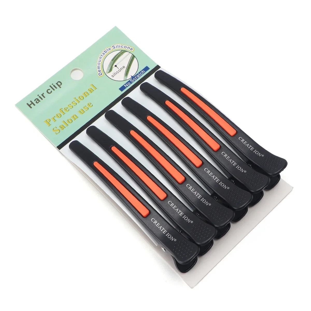 6Pcs Salon Alligator Hair Clips Traceless Hairdressing Clips Claws Section Barbershop Beauty Styling Tools Hairpin Accessories