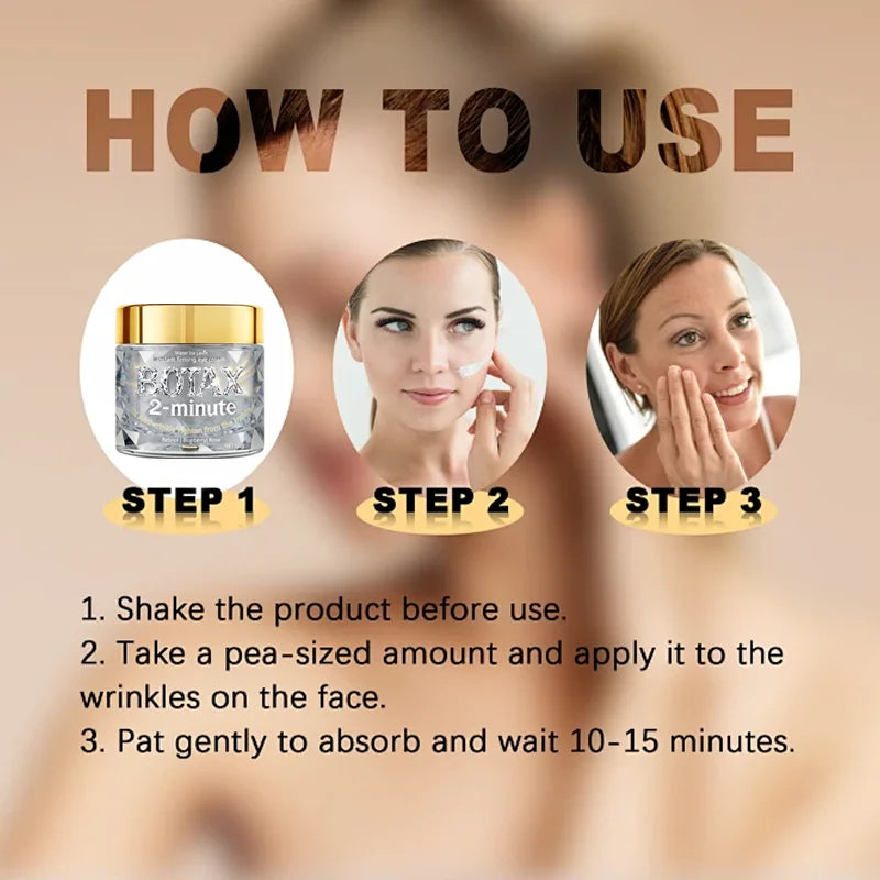BOTAX 2-Min Firming Moisturizing Cream: Retinol/Collagen, 3X Anti-Wrinkle, Hydrates & Tightens for Soft Youthful Skin