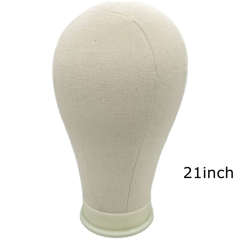 Canvas Block Head Kit Training Mannequin Wig Head Display Styling Mannequin Manikin Head Wig Stand Wig Head Stand