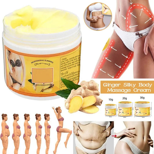 1/3/5pcs Ginger Fat Burning Cream Anti-cellulite Full Body Slimming Weight Loss Massaging Cream Leg Body Effective Reduce Cream