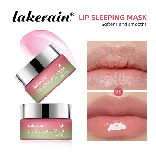 Jelly Peach Lip Sleeping Collagen Mask Hydrated Pink Lip Repair Nourish Protect Volumizes Dry And Chapped Lips Care Products