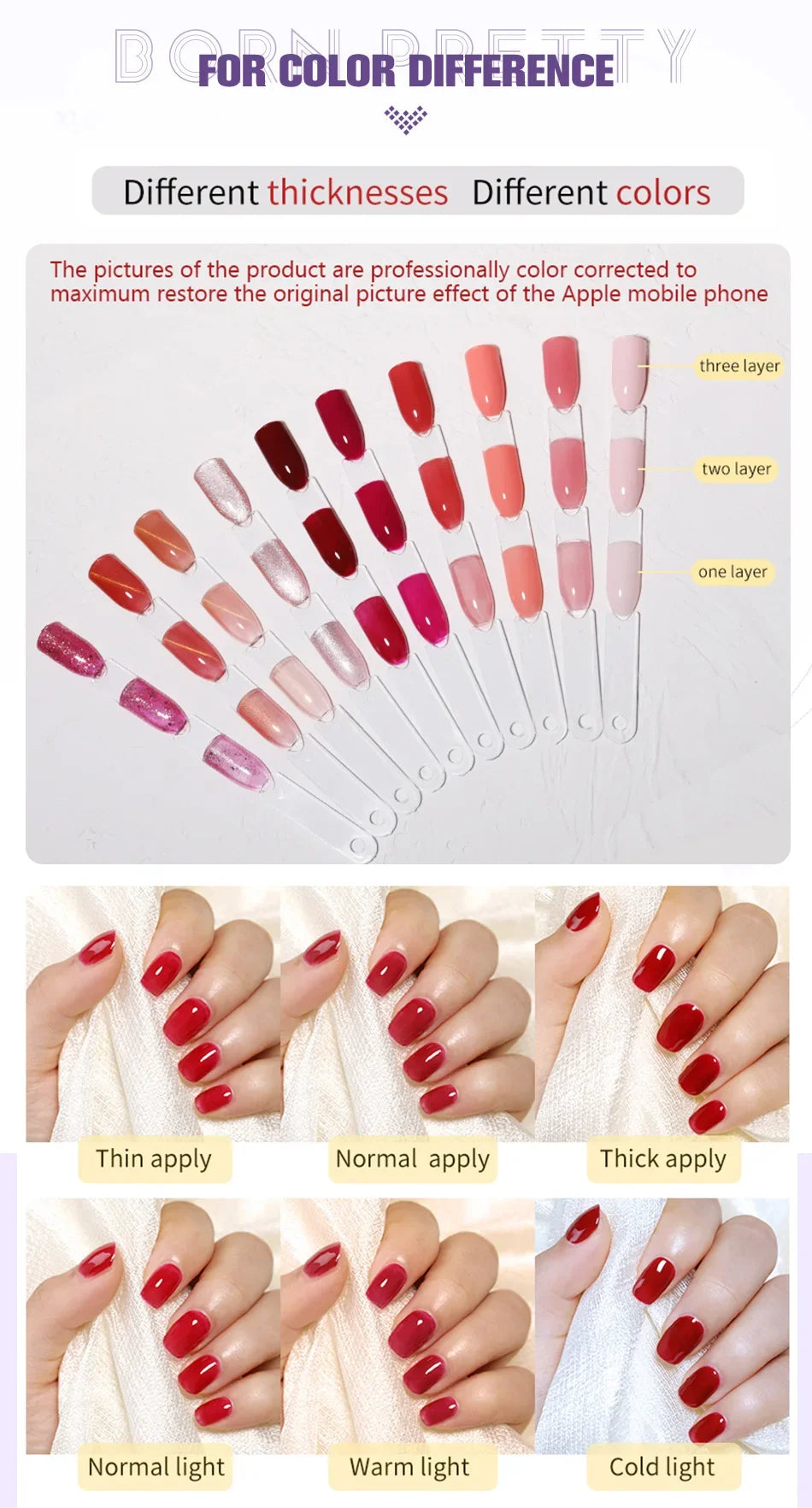 BORN PRETTY 30ml Extension Nail Gel Polish Glitter Crystal Nail Art Fast Extend Nude Pink Varnis Semi Permanent UV Hard Gel Nail