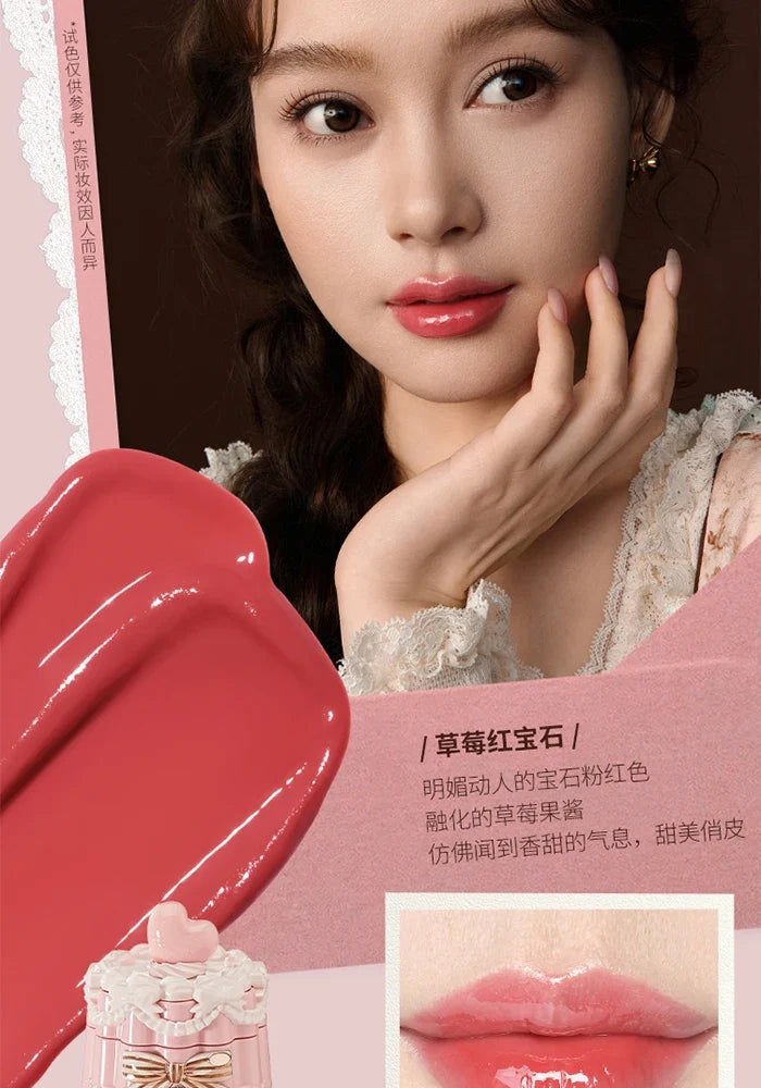 Flowerknows THE SWEETIE BEAR COLLECTION Coating Lip Jelly SOFT Lip gloss,Hydrating Gloss,Moisturizing Tint,Shine & Glow Finish