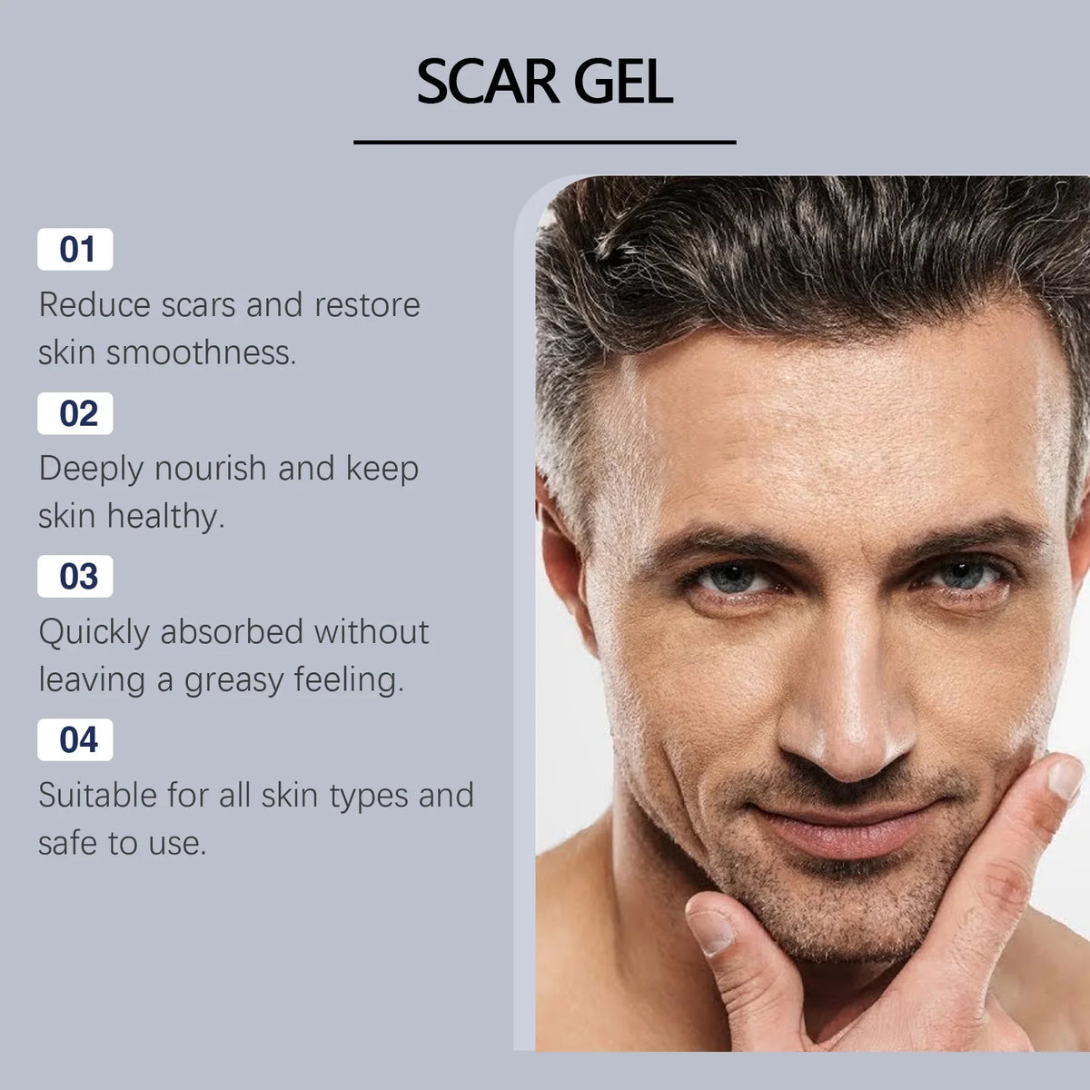 East Moon Collagen Scar Gel Reduces Scar Visibility Deeply Moisturize Repair Damaged Skin Enhance Elasticity Quickly Absorbed