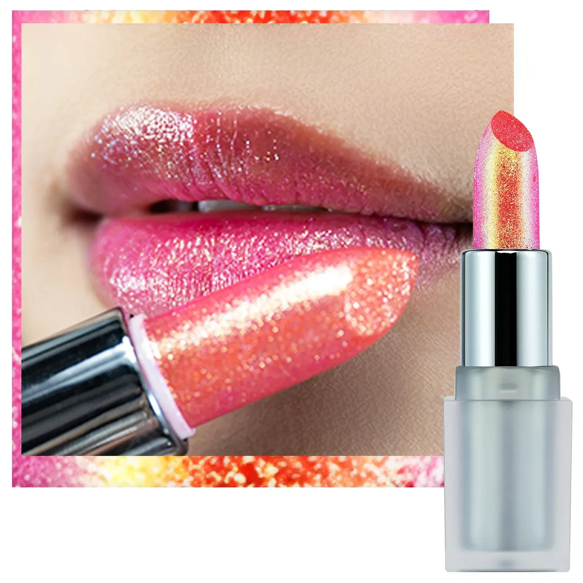 CHARMACY 6 Colors Magicolor Star Glow Lipstick PH Change Shift Colors Lip Gloss Nourish Moisture Professional Lip Makeup