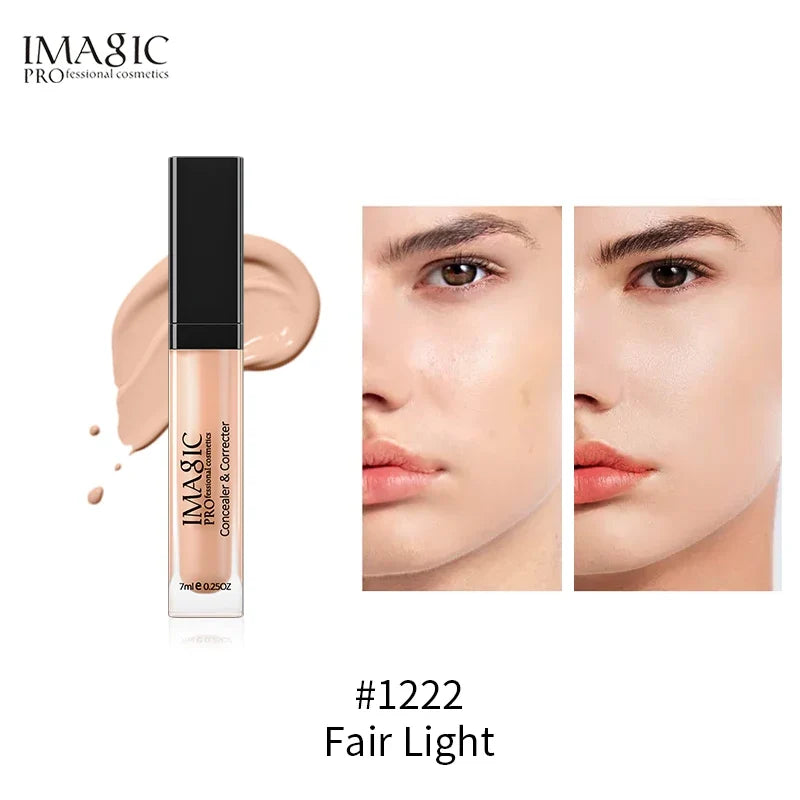IMAGIC Eye Concealer & Base 6 Colors Full Coverage Suit for All Color Skin Face / Eye Makeup Liquid Concealer