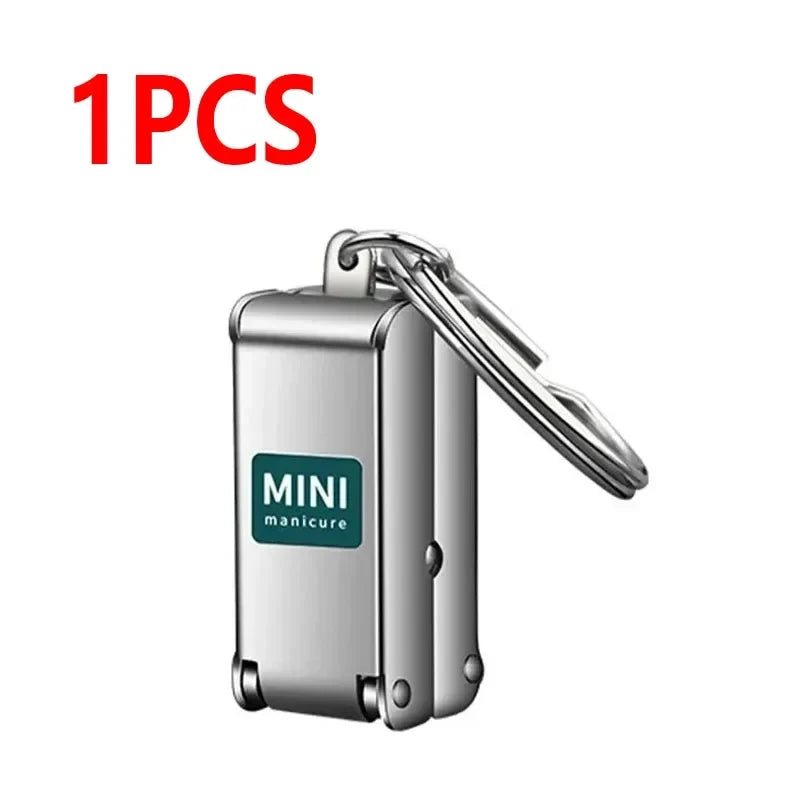 '-2026New Products，1-4pcs Nail Clippers Collapsible Portable Travel Fingernail Nail Scissors Cutter Stainless Steel ManicureTools
