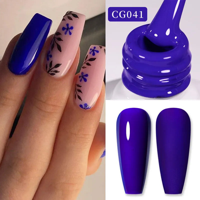 BORN PRETTY 10ml Purple Red Series Gel Nail Polish Winter Dark Purple Nail Art Varnish Semi Permanent Soak Off UV LED Gel