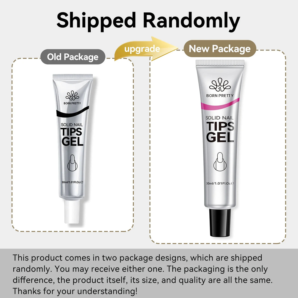 BORN PRETTY Solid Nail Glue Gel for False Nail Tips Extension3D Shaping Sculpting Carving Flower Glue for Press On Nails