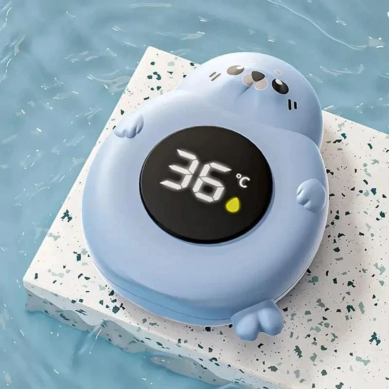 Baby Bathtub Shower Water LED Thermometer Baby Safe Temperature Sensor Floating Waterproof Baby Cartoon