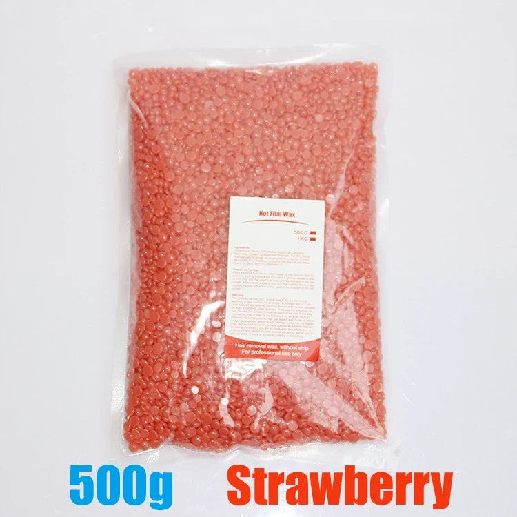 500g/200g/50g Hard Wax Beans For Body Hair Removal Versatile Painless Wax Warmer Waxing Beans for Wax Heater Machine Unisex