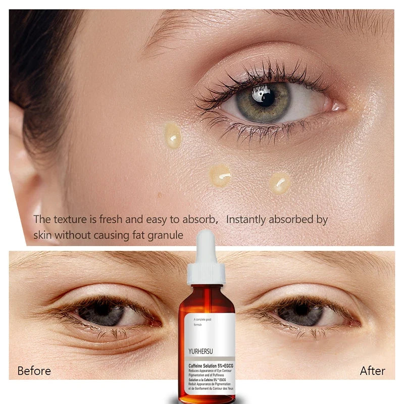 Caffeine Eye Serum Gently Soothes the Delicate Skin Around the Eyes a Moisturizing Refreshing Serum Suitable for Daily Skincare
