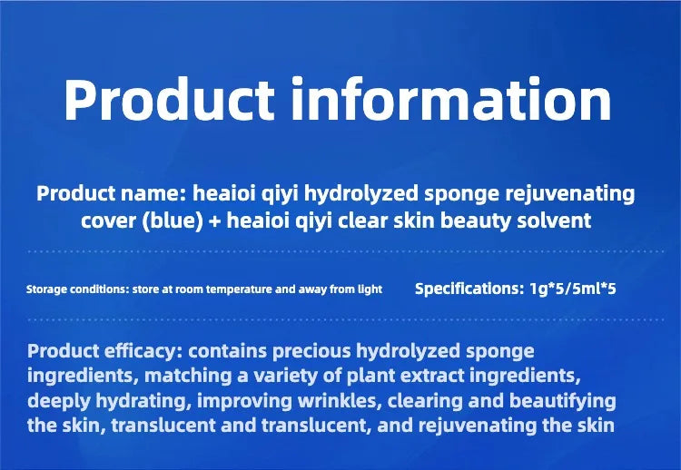 Face Sponge Microcrystal Freeze-dried Powder Collagen Regeneration Natural Biological Extract Sponge Spicules Skin Cell Renew