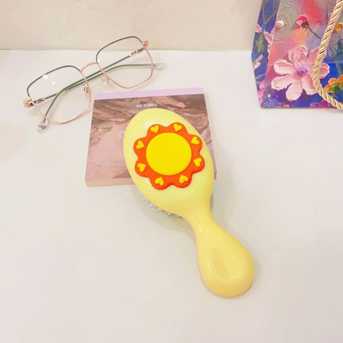 Cute Cartoon Children Air Cushion Comb Scalp Massgae Hair Brush Girls Portable Traveling Hair Brush Wide Tooth Anti-static Comb