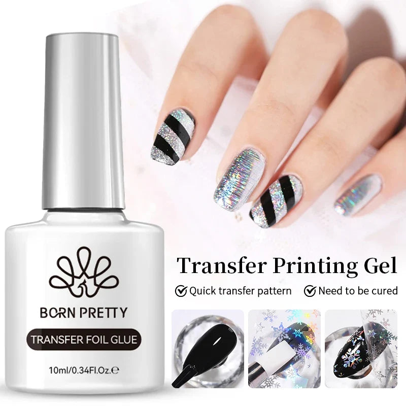 BORN PRETTY 10ml Blood Red Gel Nail Polish Semi Permanent Soak Off UV LED Varnish Design Halloween Festival Nail Supplies 1/6pcs