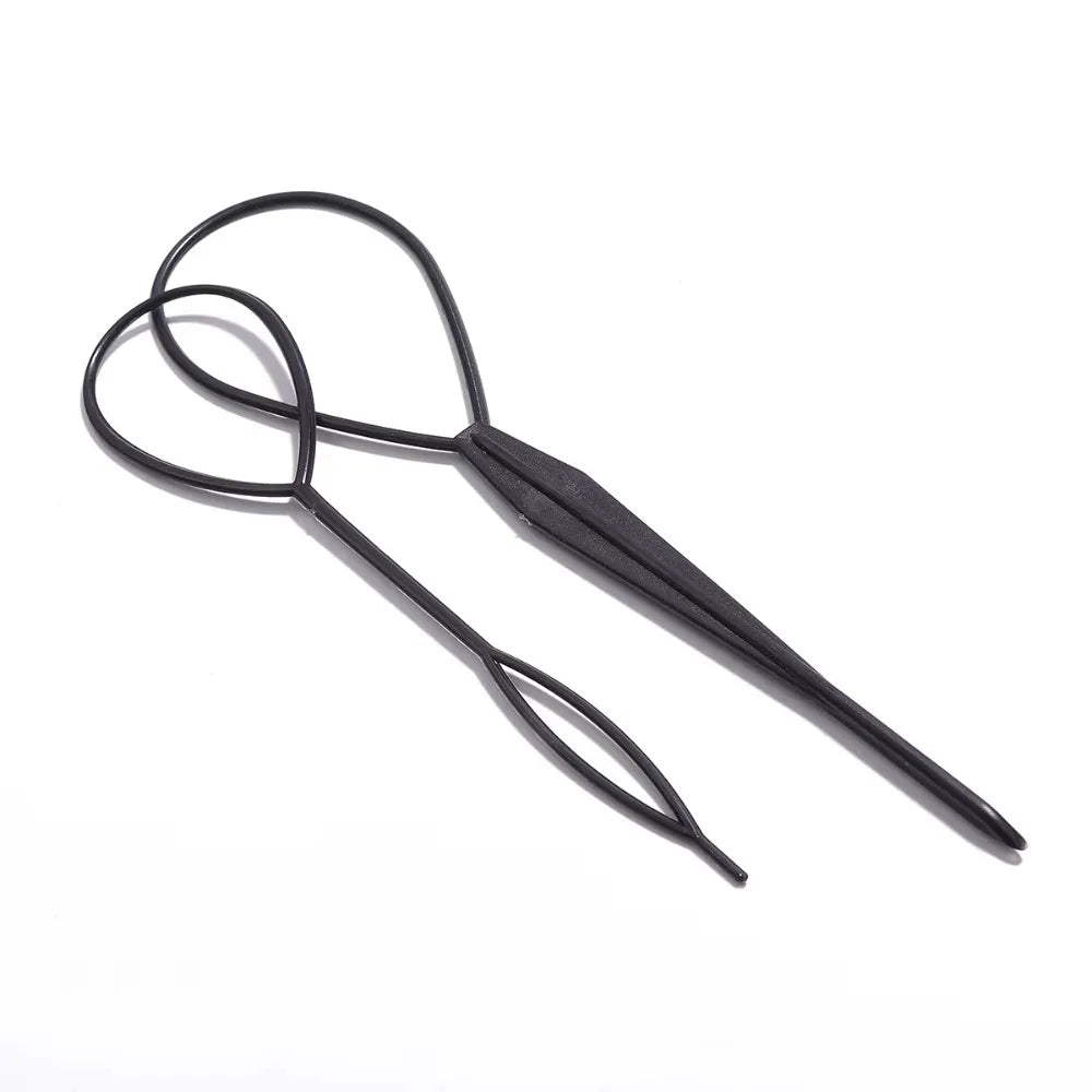 1/3 pcs Plastic Magic Pull Hair Pin Clip Hair Braid Ponytail Maker Accessories Diy Hair Styling Tail Tool Fashion Salon