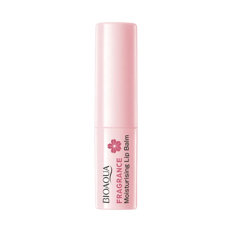 1/2/3pcs BIOAQUA Sakura Lipstick Cherry Blossom Moisturizing Lip Balm Nourishing Brightening Hydrating Lips Skin Care