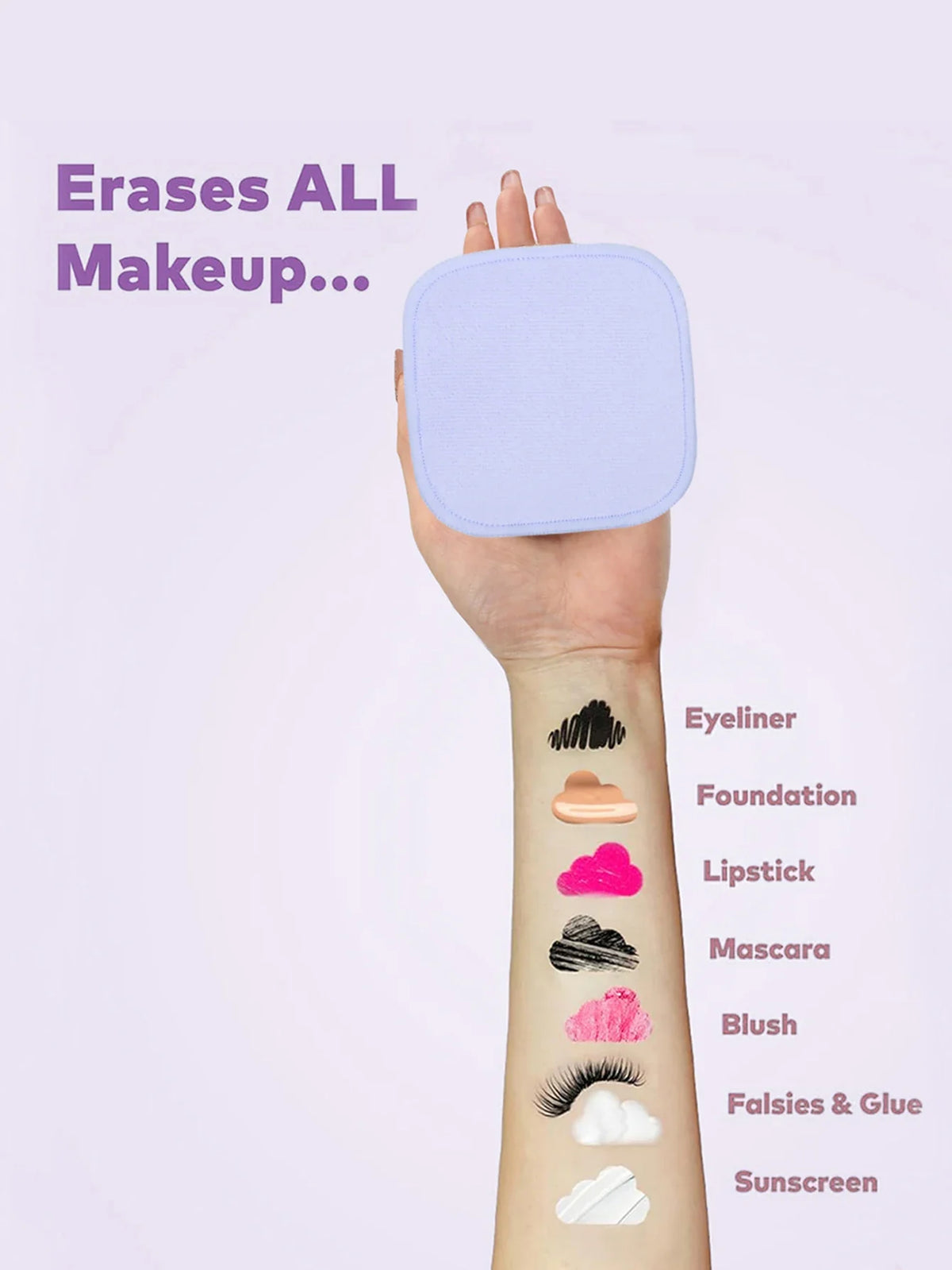 10/20/30 Reusable Makeup Remover Pads, a Gentle Facial Cleansing Sponge Suitable for All Skin Types, Odorless, Beauty Tool
