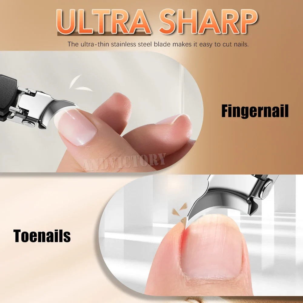 1/3/4Pcs/Set Nail Clippers Thick Toenails Angled Head Large Toe Nail Clippers Set Ingrown Toenail Clippers Slanted Nail Cutter