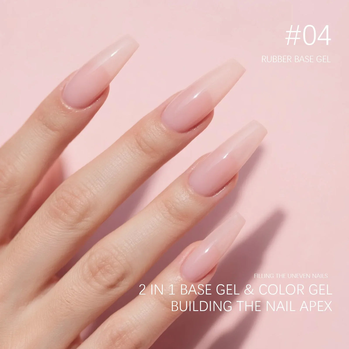 6pcs/kit CANNI TPO FREE HEMA FREE Gel Nail Polish Kit CF1 Rubber Base Gel UV Construction Gel Nail Semi Transparent Color Kit