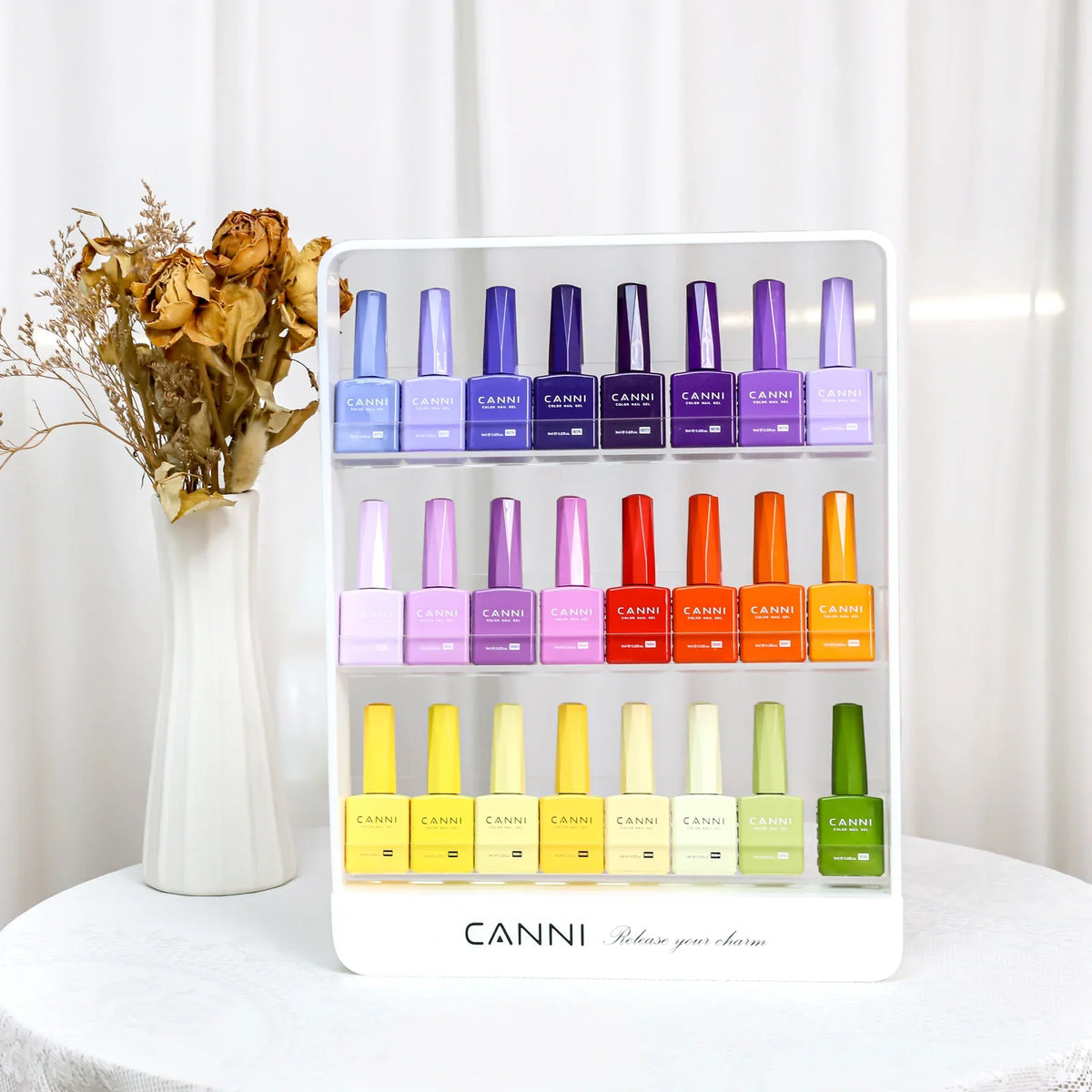 CC8 New Kit CANNI 9ML Nail Gel Polish HEMA/TPO FREE 30pcs Color Gel Pigment Professional Long Wear Top Coat Gel Varnish Set