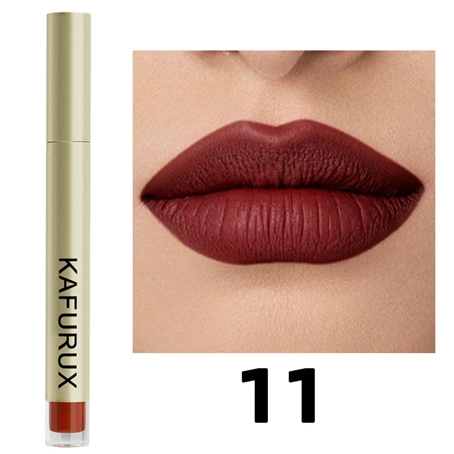 20 Colors Sexy Long Lasting Velvet Matte Lip Gloss Liquid Lipstick Lip Makeup Red Pink Brown Nonstick Cup Waterproof Lip Glaze