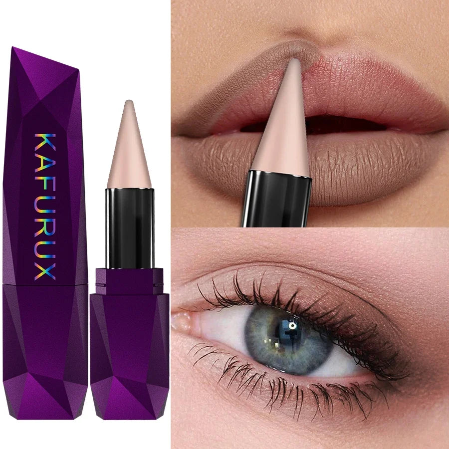 1pc Matte Sexy Lipstick Non Fading Brown Lipliner Pen Contour Tint Lipstick Lasting Eye and Lip Makeup On Offer Waterproof Lip