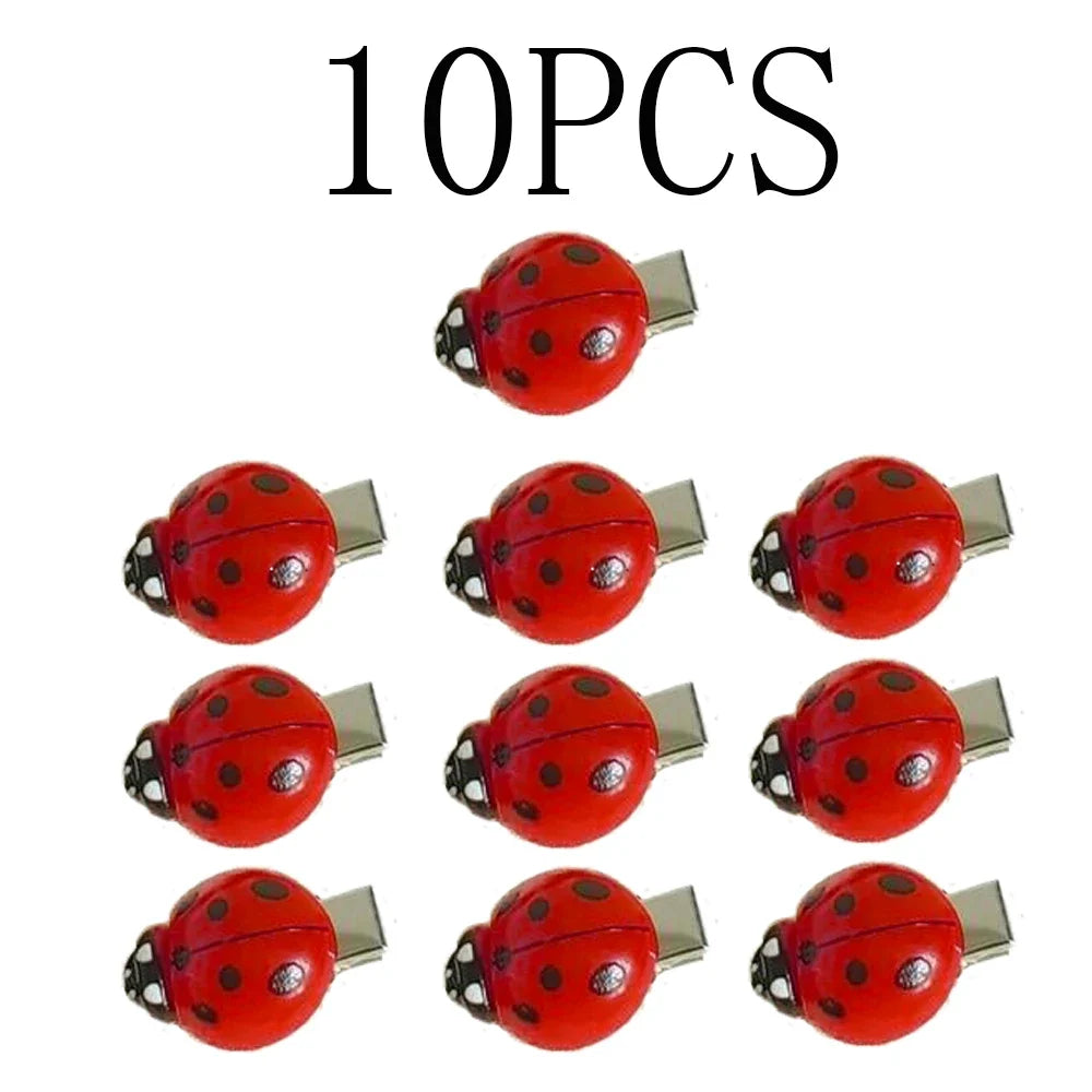10/20Pcs Ladybug Hair Clips, Animal Insect Hair Clips Back To School Hair Accessories, For Hair Decoration