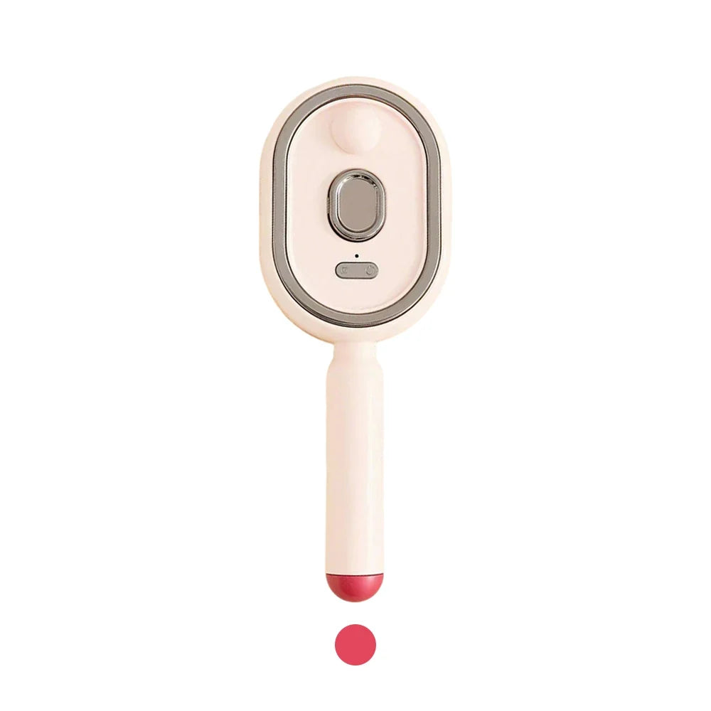 iLMH Electric Spray Hair Brush, Steamy Air Cushion Massage Comb, Self Cleaning Anti Static Detangling Brush for Women Hair