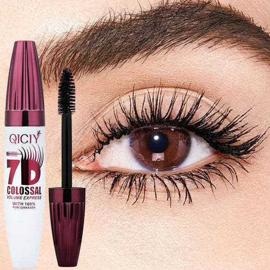 7D Waterproof Mascara Thickening Lengthening Liquid Fiber Curling Long-lasting Curly Eyelash Extension not smudge Cosmetics