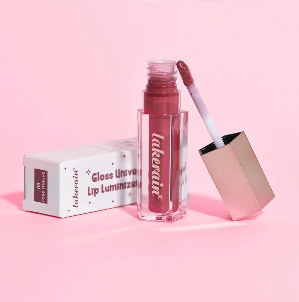 Diamonds Glitter Gloss Universal Lip Luminizer 8 Colors Lip Gloss Non-sticky Moisturizing Plumper Long Lasting Glitter Liquid